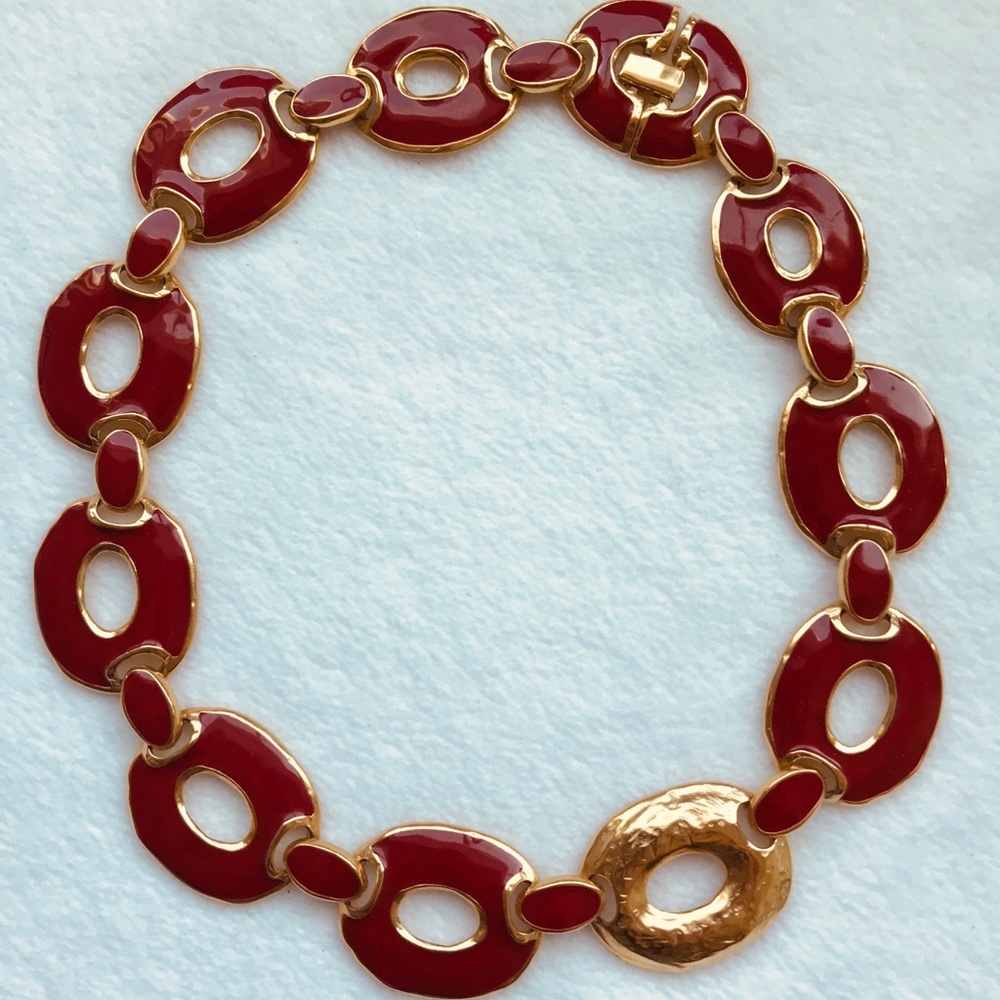 Red & Gold Necklace